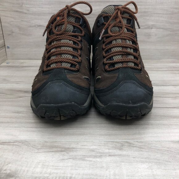 Merrell Hiking Shoes Mens 9 Brown Black Suede Outdoor Boots main image 11
